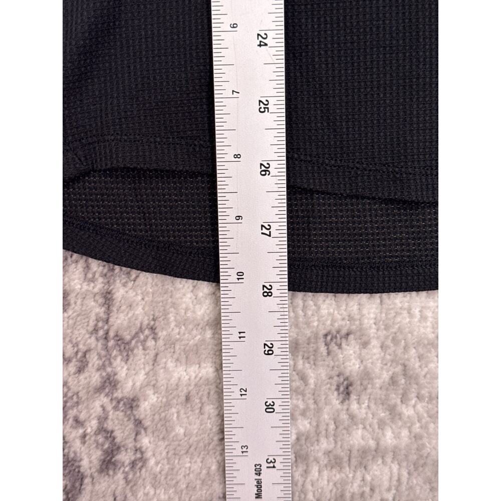 Lululemon Ventilated Hiking Shirt Medium Mens Black Short Sleeve - Picture 7 of 7